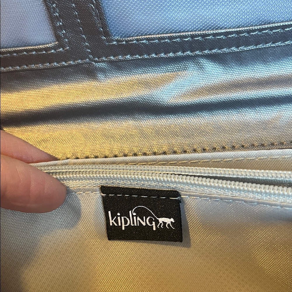 Kipling Silver Tri Fold Wallet Wristlet - Picture 10 of 10